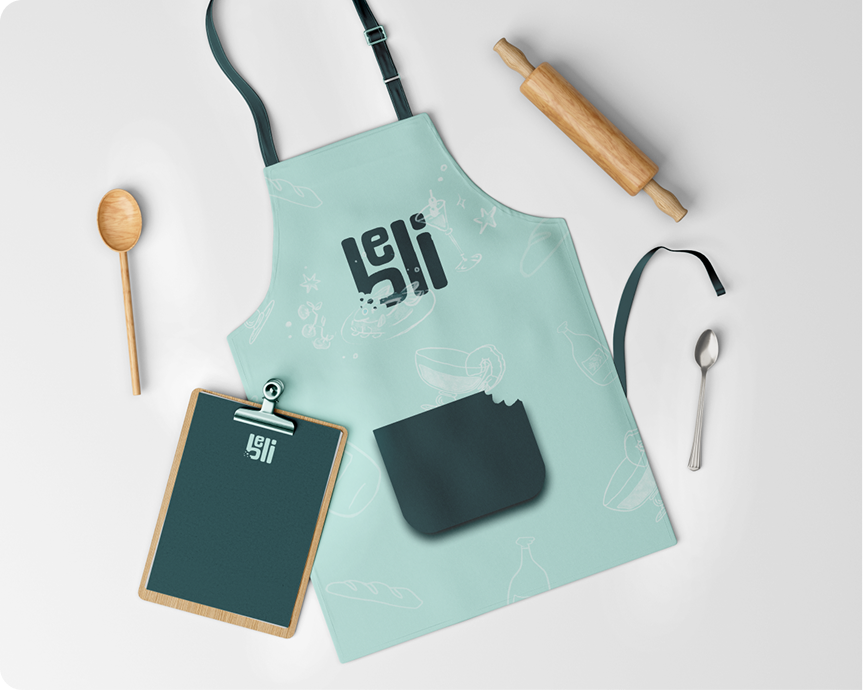 Beli branded apron