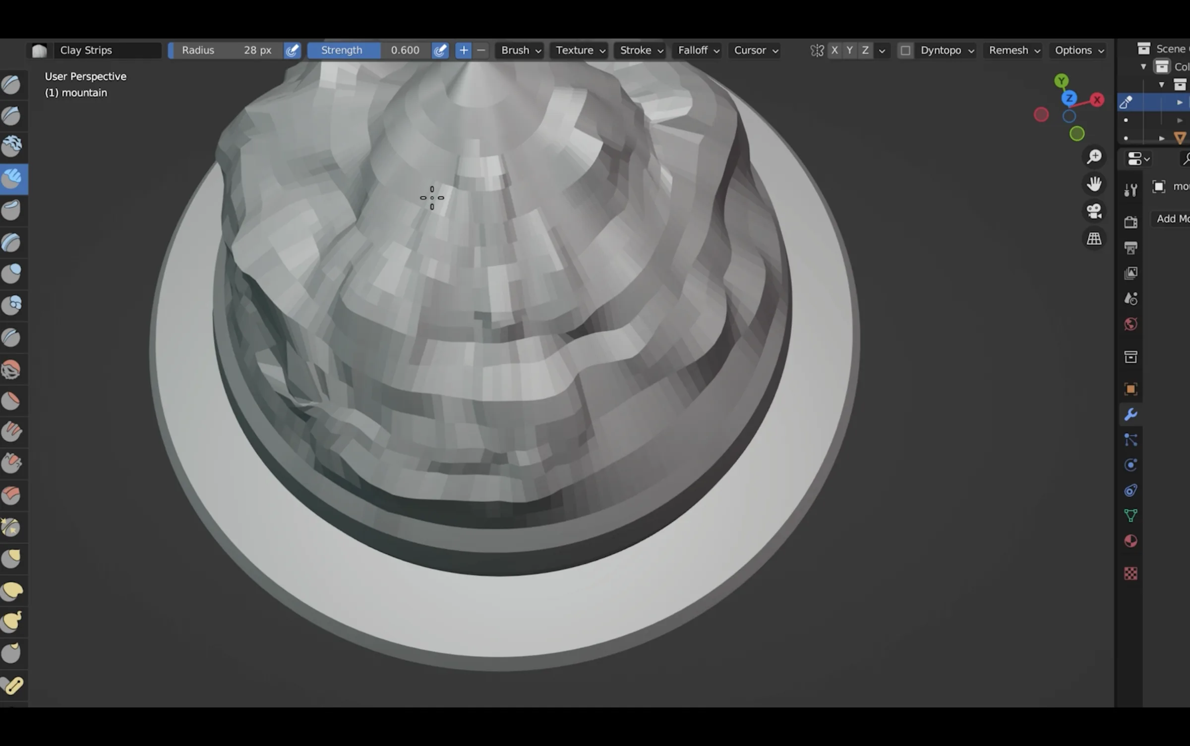Blender modeling process still 2 of the fragrance bottle