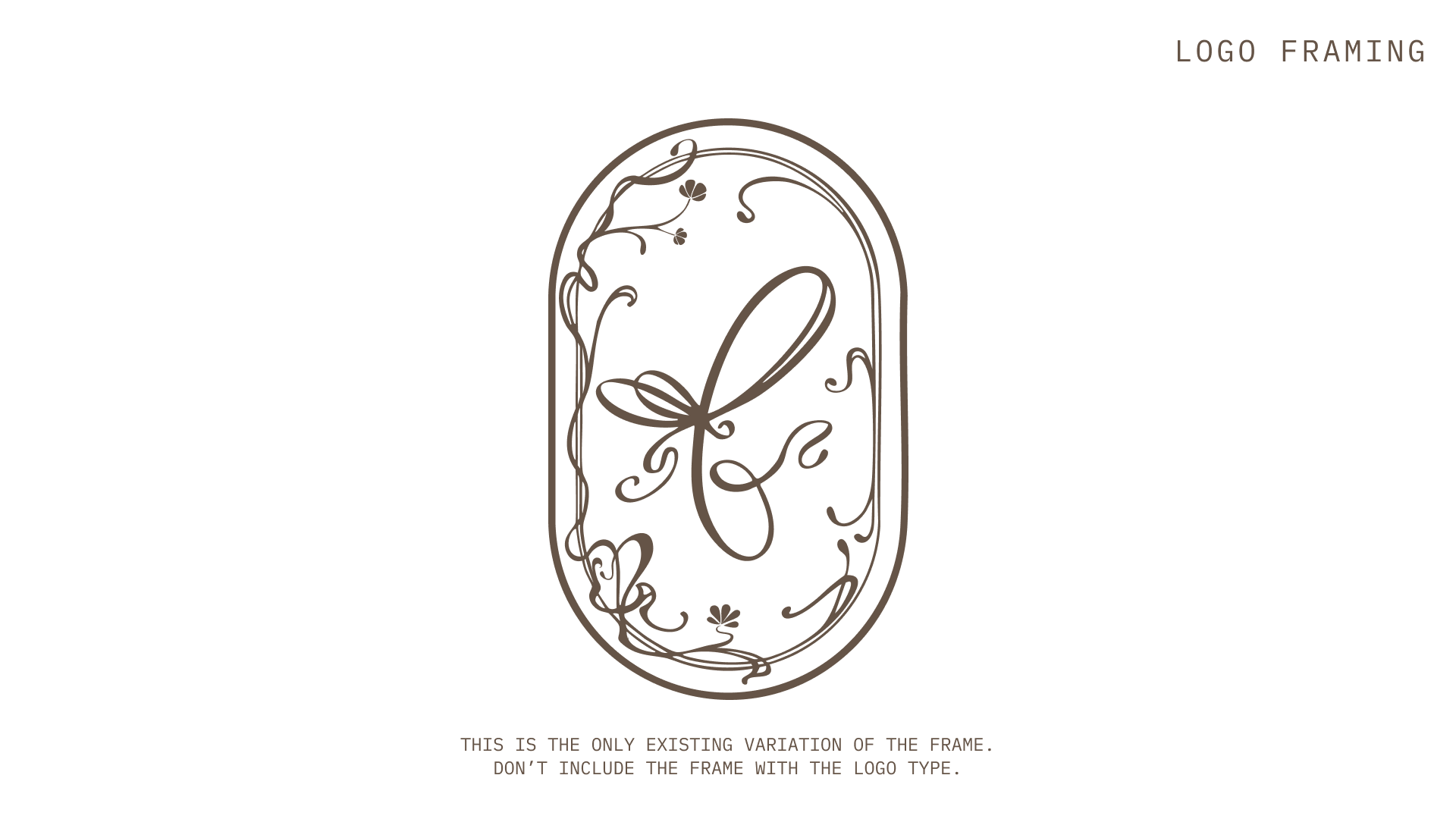 The Flower Bar logo icon within its oval framing device