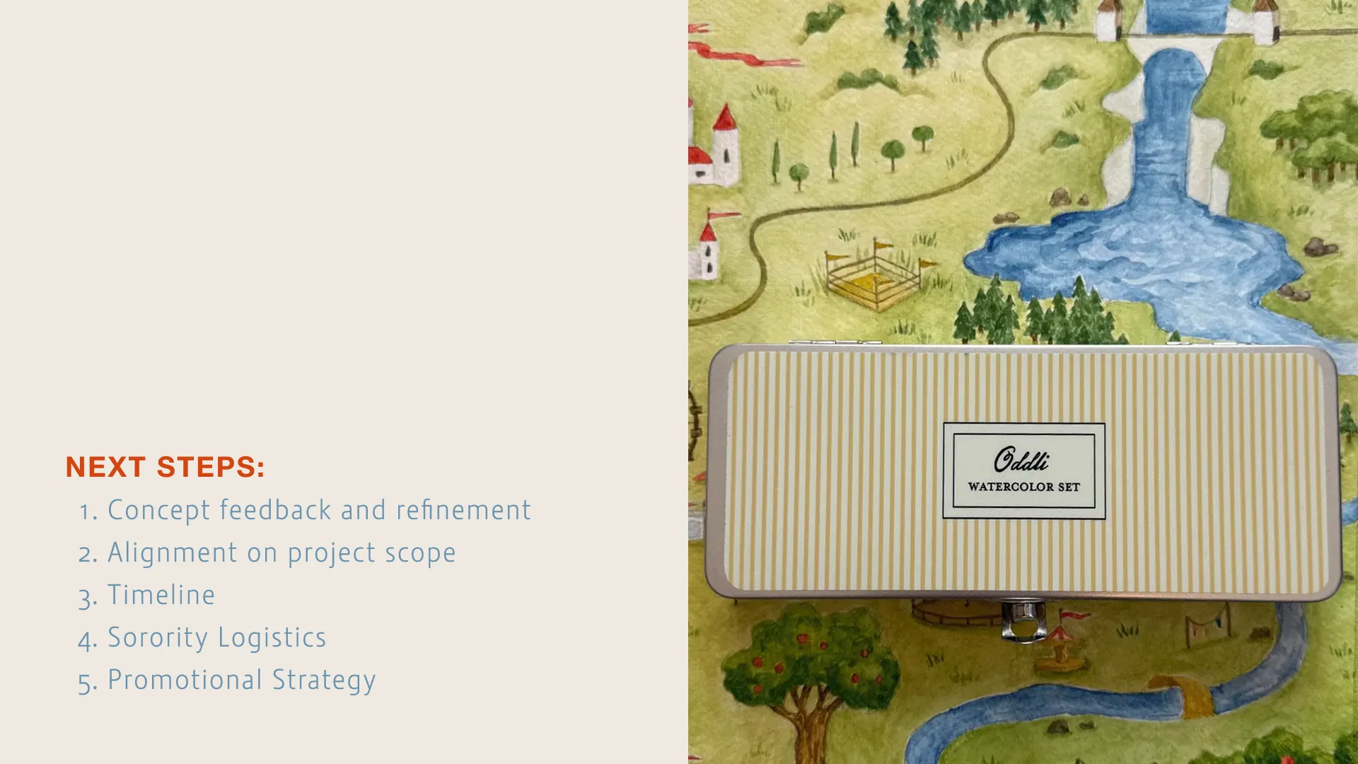 Original pitch deck slide