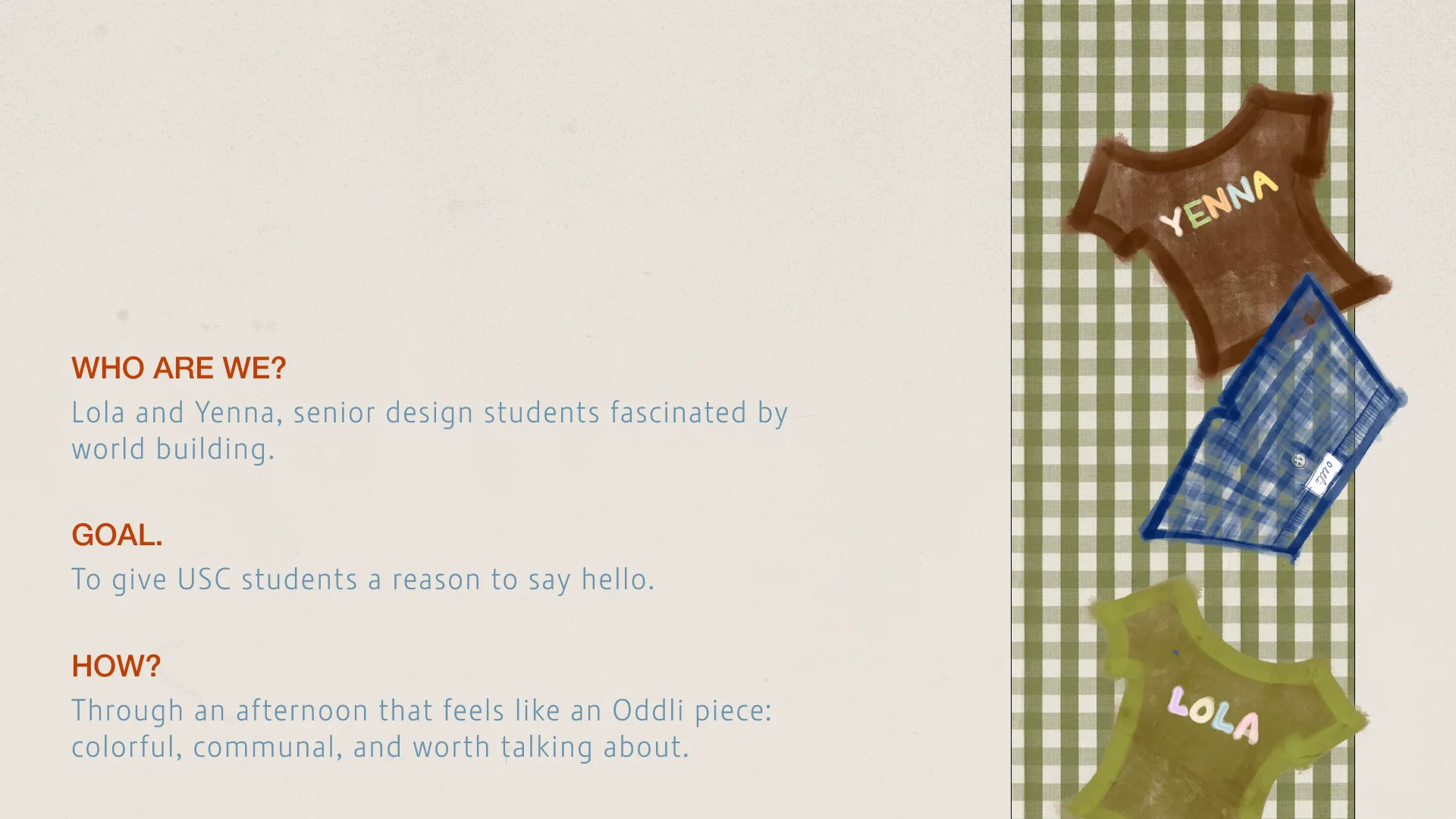Original pitch deck slide